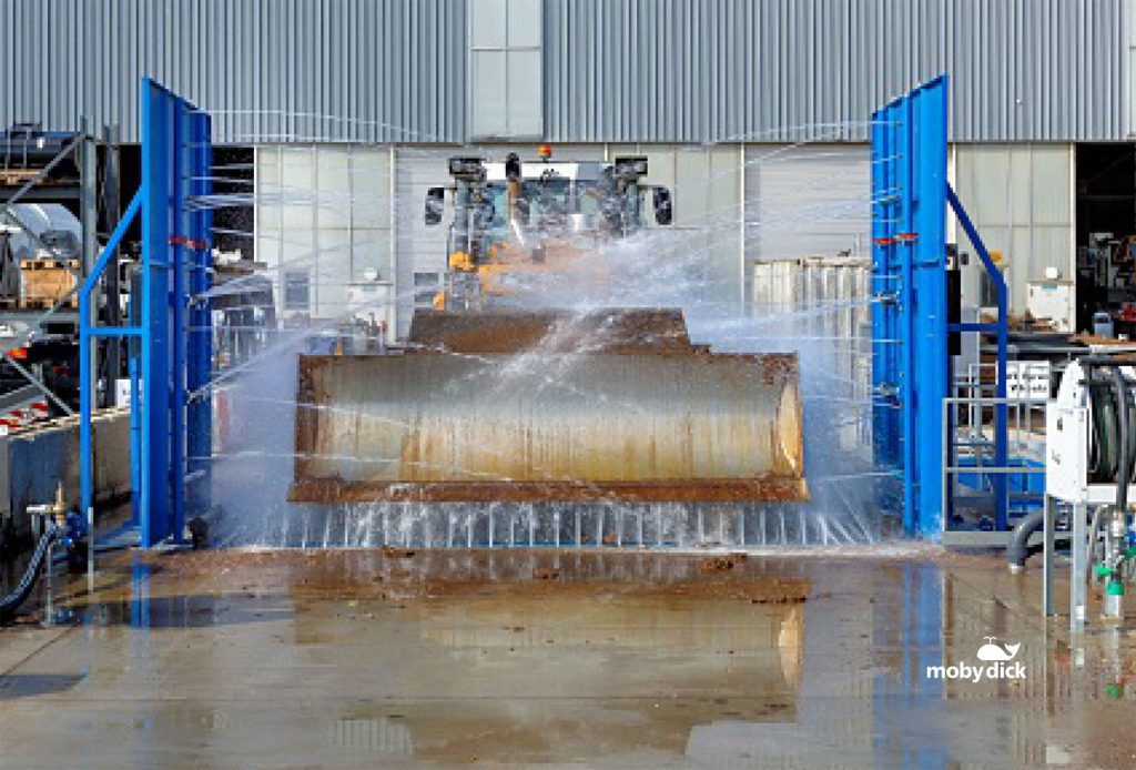 wash system for plant hire companies