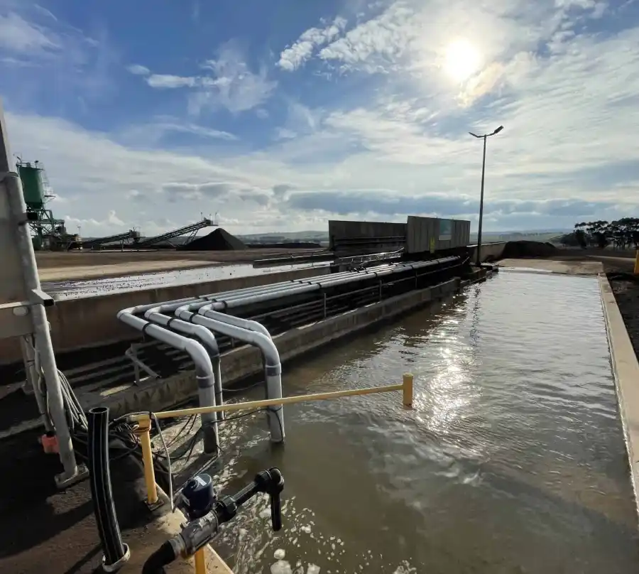 water treatment system for wash bays